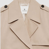 Greer Cotton Twill Jacket - Oatmeal