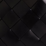 Castello Woven Leather Bag - Black