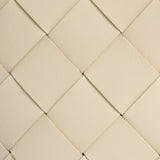 Castello Woven Leather Bag - Pearl