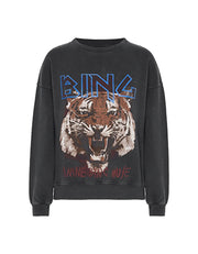 Tiger Sweatshirt - Washed Black