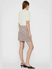 Adalynn Mini Skirt - Lavender Tweed