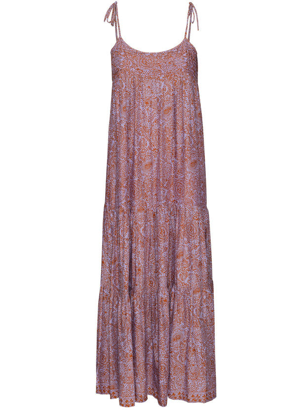 Melanie Dress - Shangri-La Print Orchid