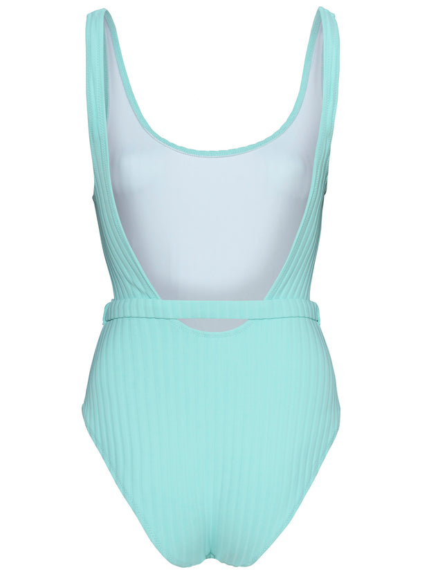 SOLID & STRIPED Anne-Marie Belt Swimsuit - Solid Rib Mint – Shop-Label