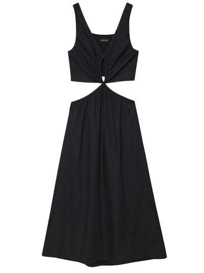 Dione Cotton Dress - Black