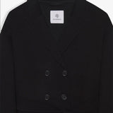 Dylan Wool-Blend Coat - Black