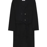 Dylan Wool-Blend Coat - Black