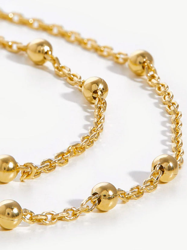 Double Chain Bracelet - Gold