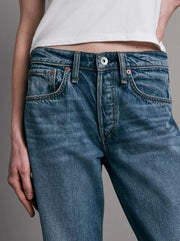 Rosa Mid-Rise Boyfriend Jeans - Malibu
