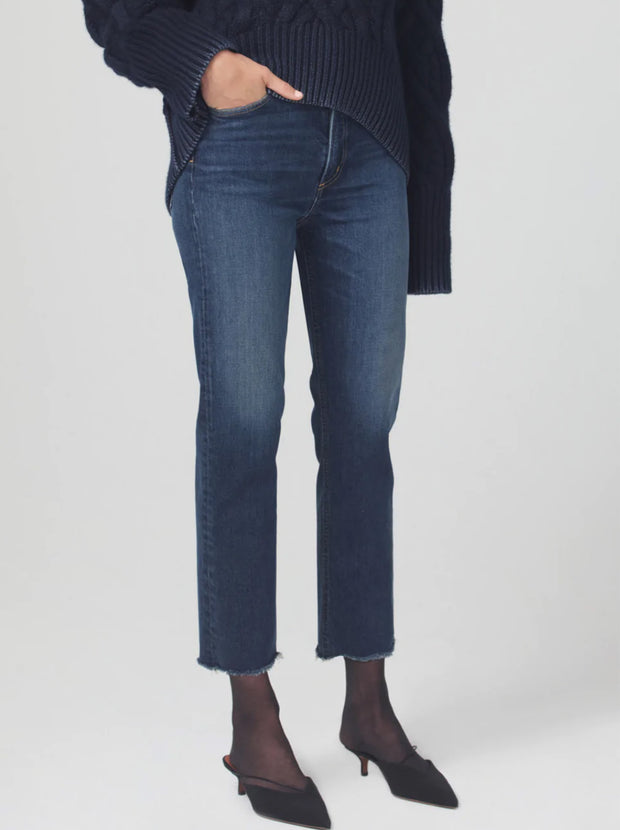 Daphne Crop High-Rise Straight Leg - Trinket
