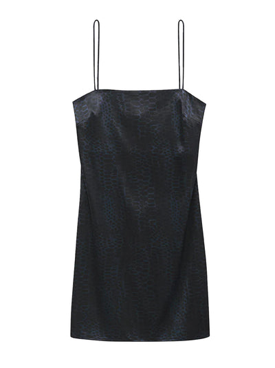 Valentine Mini Slip Dress - Python Print