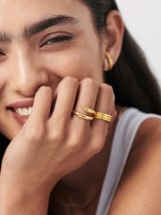 Claw Chunky Ring - Gold