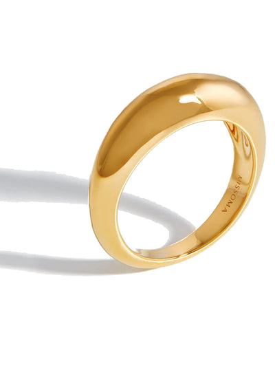 Dome Plain Ring - Gold