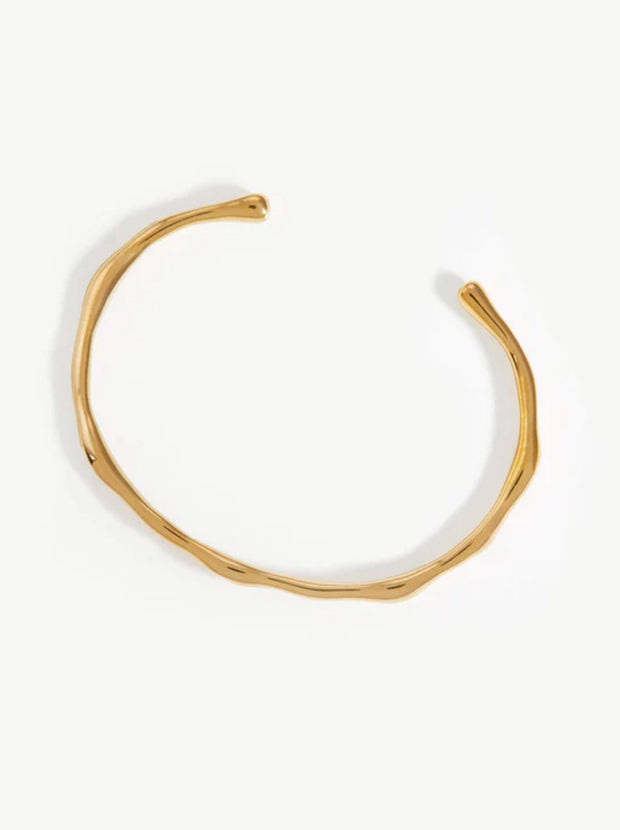 Molten Cuff Bracelet - Gold