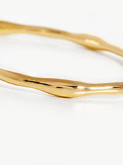 Molten Cuff Bracelet - Gold