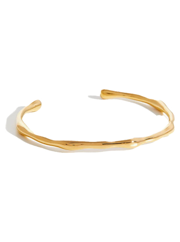 Molten Cuff Bracelet - Gold
