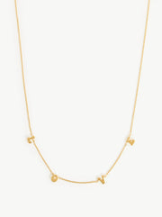 Share The Love Charm Necklace - Gold