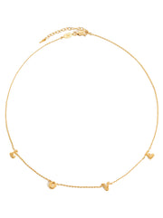 Share The Love Charm Necklace - Gold