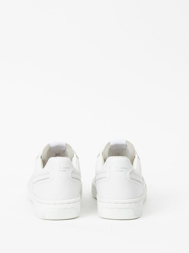Retro Court Sneaker - White