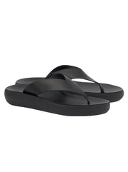 Charys Comfort Leather Sandal - Black