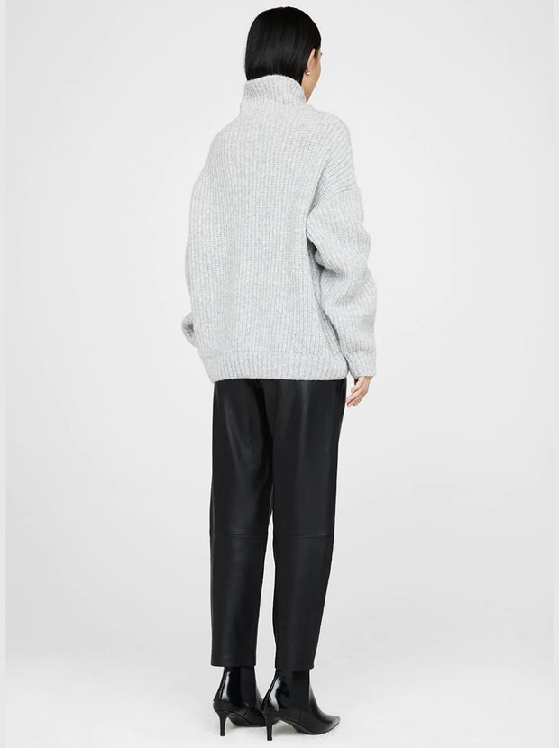 Sydney Wool-Blend Sweater - Light Heather Grey