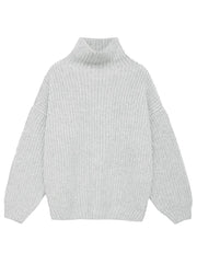 Sydney Wool-Blend Sweater - Light Heather Grey