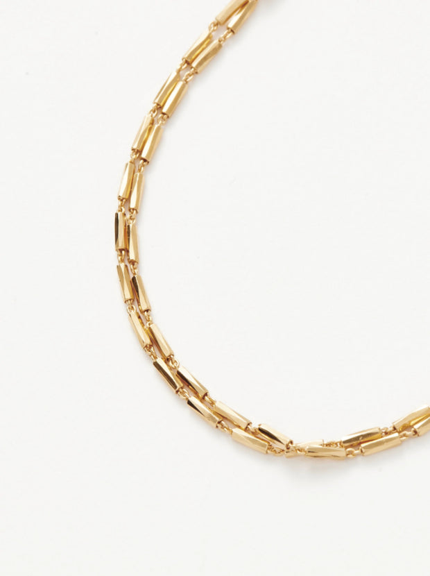 Savi Vintage Link Double Chain Bracelet - Gold